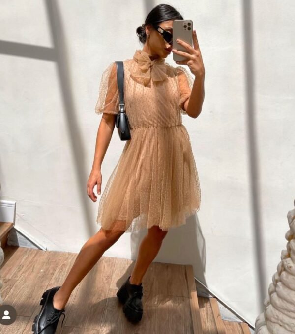 Vestido de Poá e Tule - Image 2