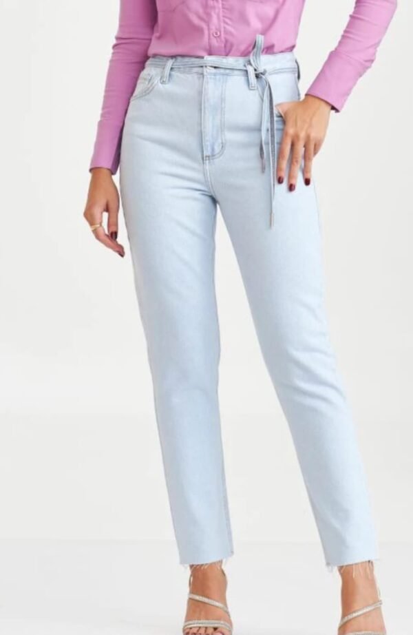 Calça Jeans Mom Slim Alta Frida Lemos