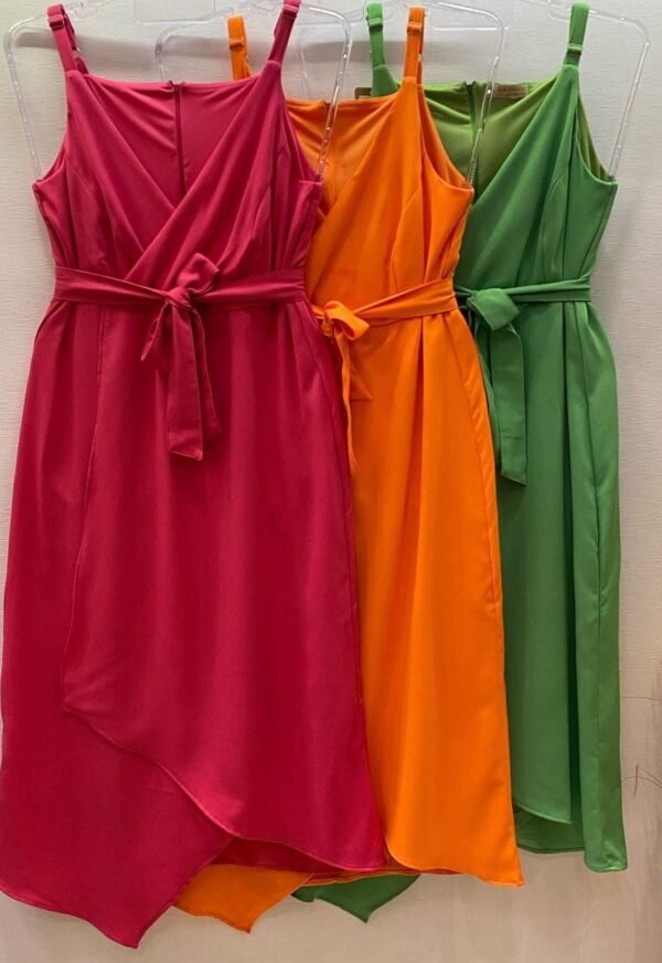 Vestido Midi Liso