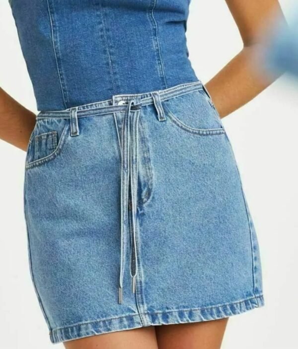 Mini saia Jeans Riley Davis - Image 4