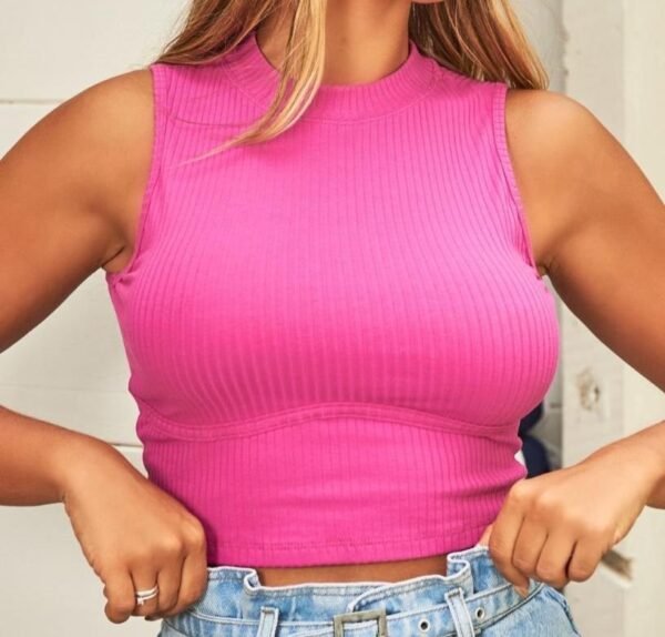Top Corset Gola Rosa - Image 2